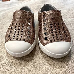 Native Shoes, Jefferson Kids Shoe - Metal Bling, Size C4